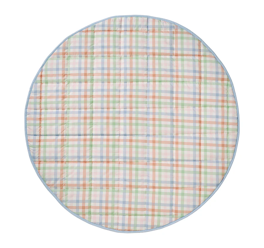 Playground 120cm Round Playmat Orange