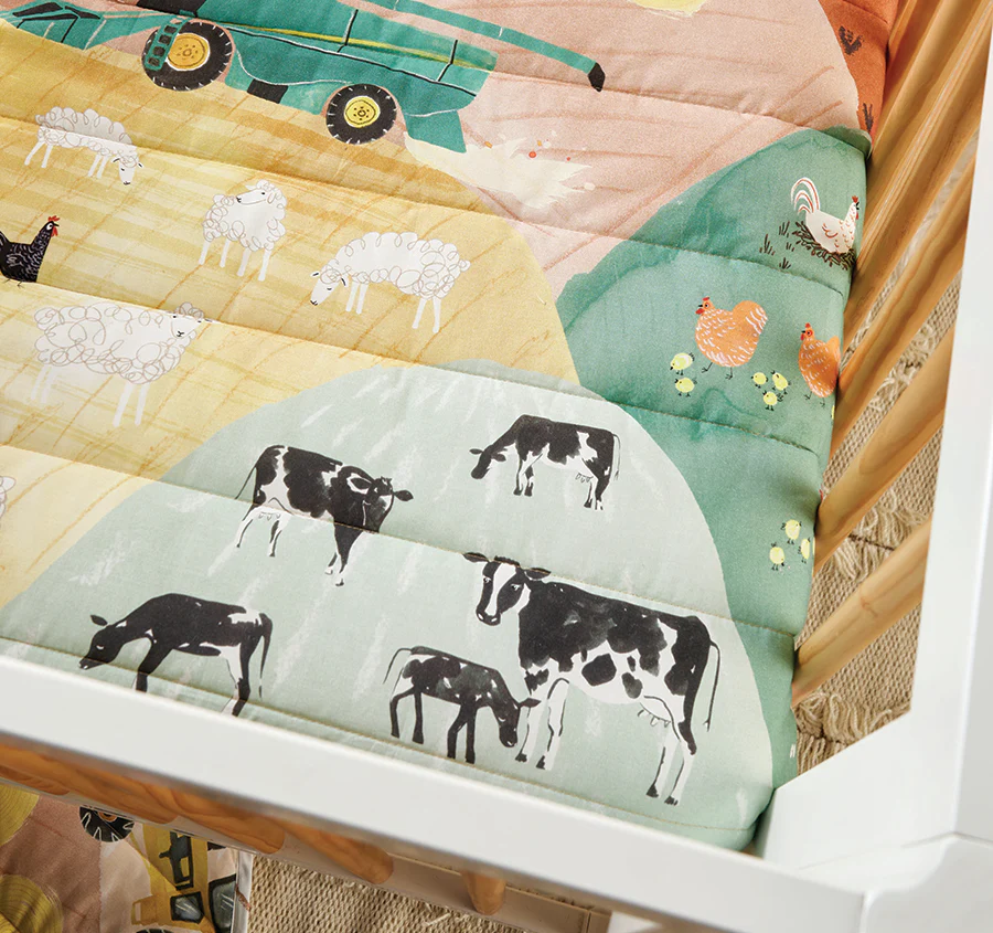 Sunset Harvest Cot Coverlet Rust - Image 3