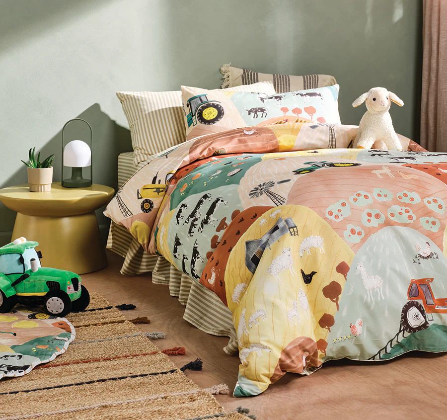 Sunset Harvest Quilt Cover Set Range Rust - Image 6