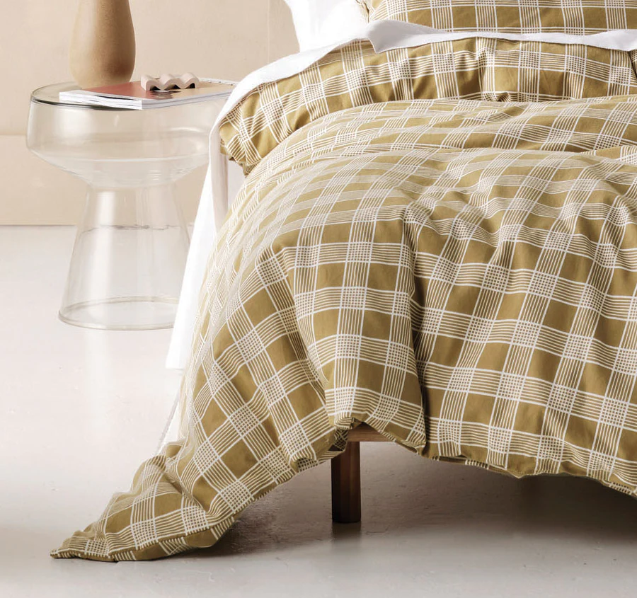 Barnett Printed Flannelette Cotton Quilt Cover Set Range Dijon - Image 3