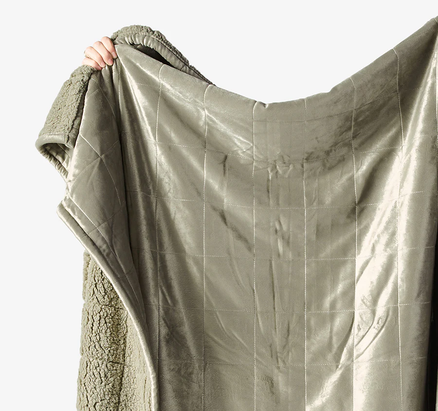 Bray 150x200cm Throw Rug Sage - Image 2