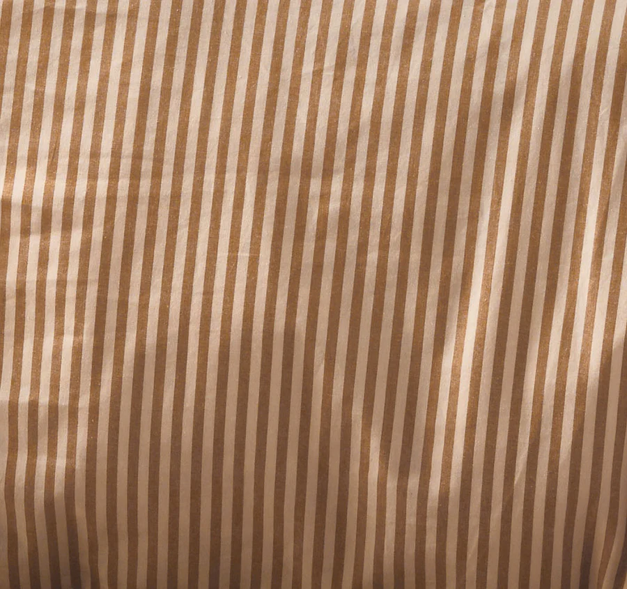 Classic Stripe Quilt Cover Set Range Nutmeg - Image 2