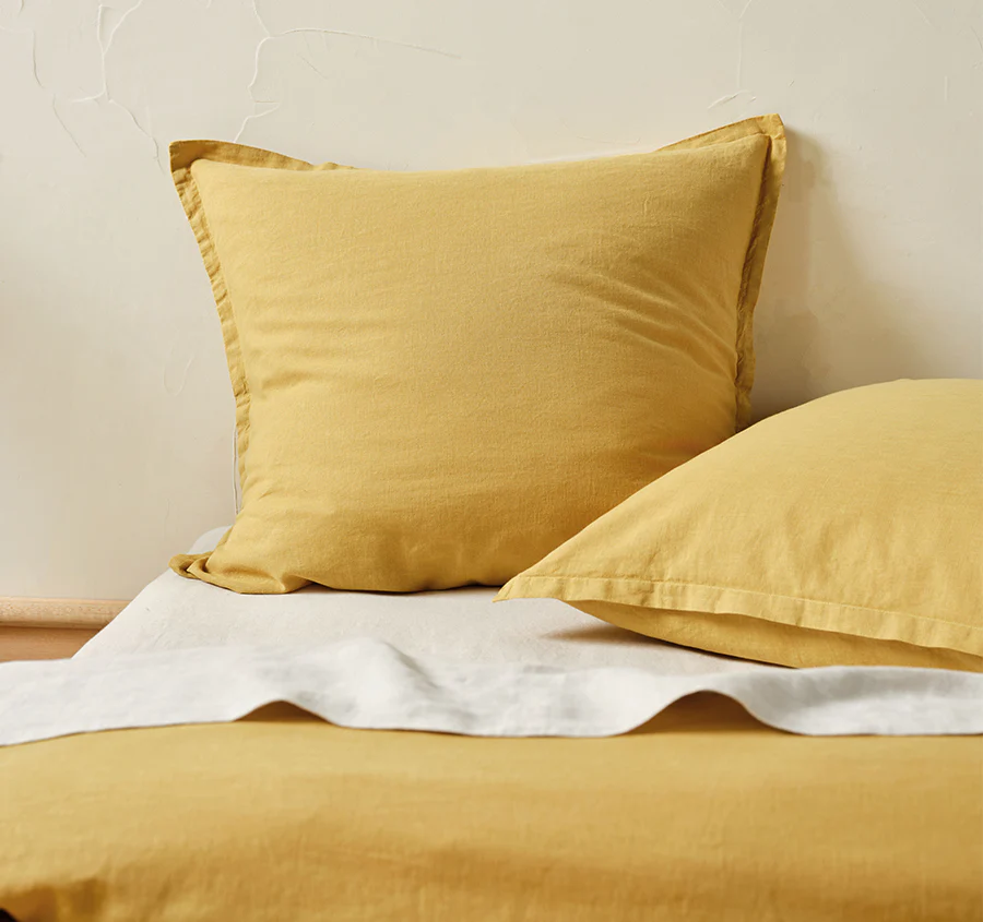 Connie European Pillowcase Saffron - Image 3