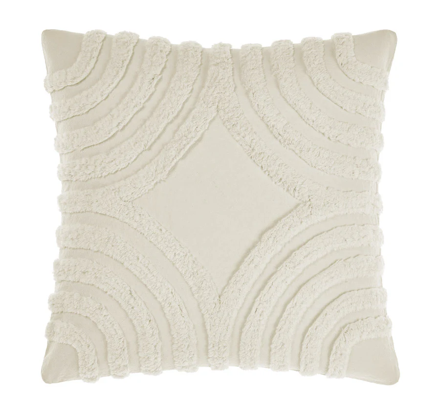 Farrah 48x48cm Filled Cushion Vanilla