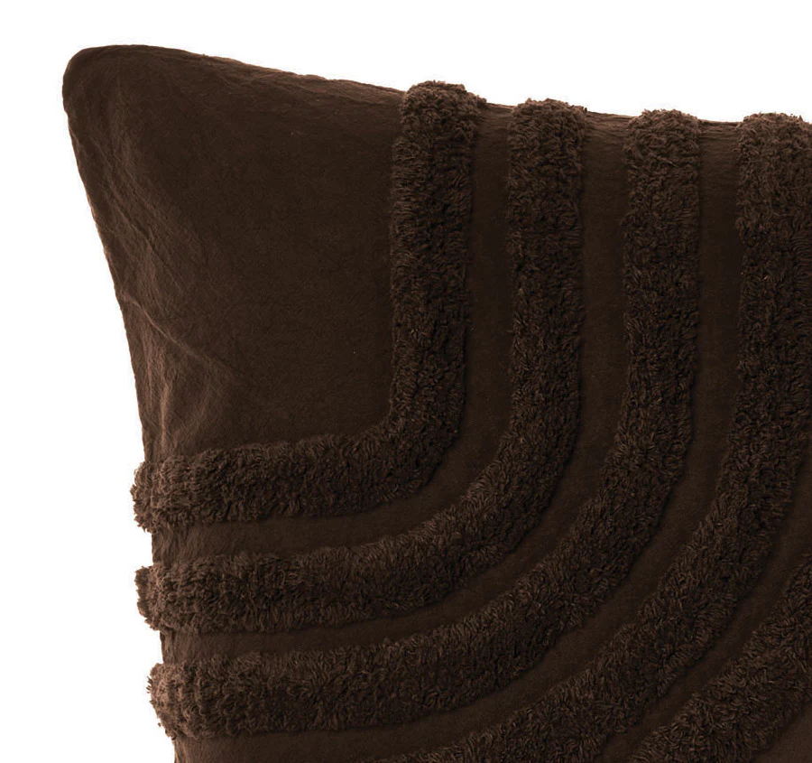 Farrah European Pillowcase Cacao - Image 2