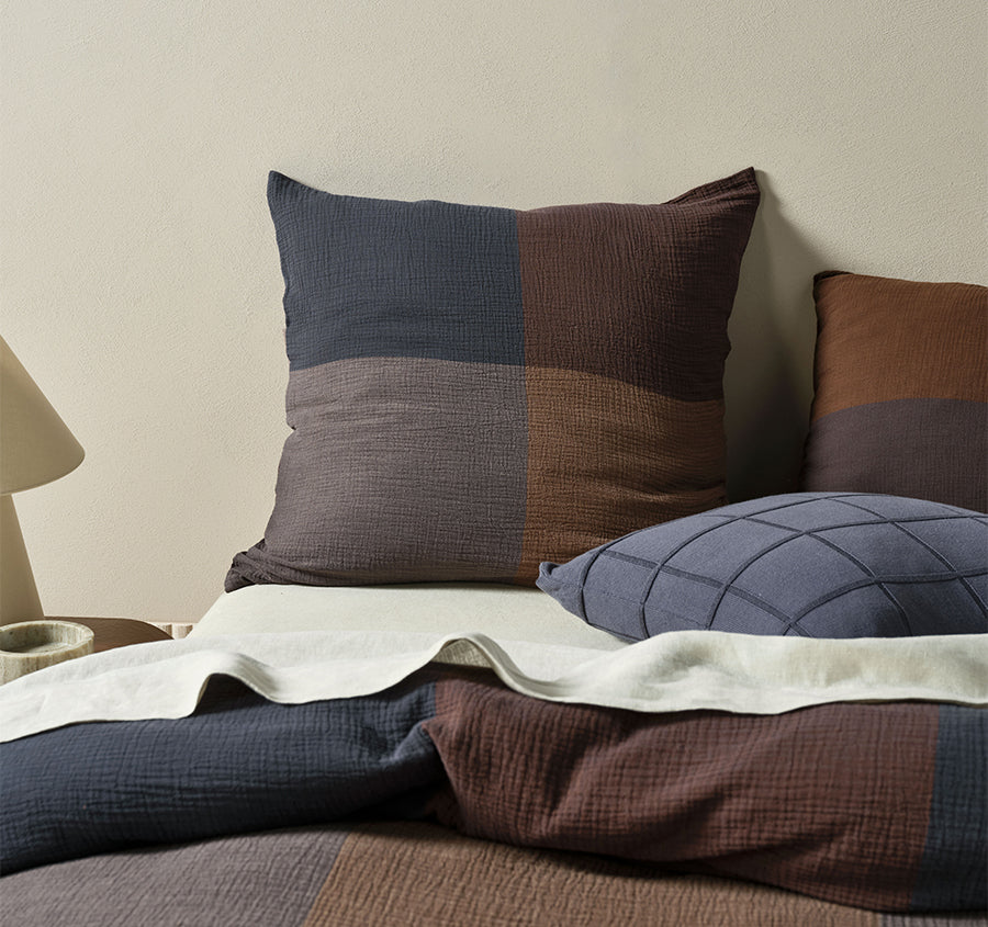 Fletcher European Pillowcase Chestnut - Image 3