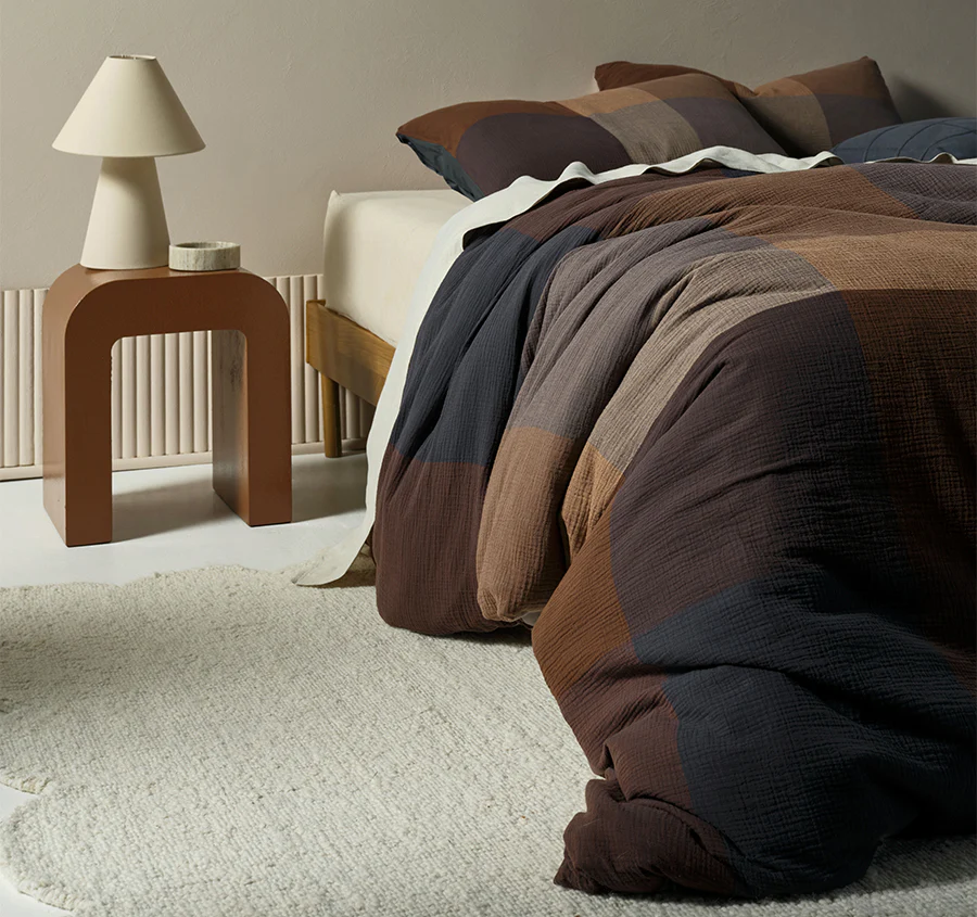 Fletcher Quilt Cover Set Range Chestnut - Image 5