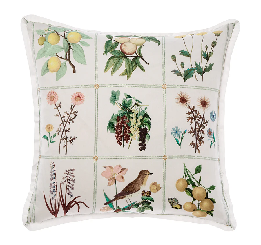 Garden Bed 48x48cm Filled Cushion Vanilla