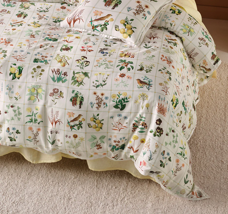 Garden Bed Quilt Cover Set Range Vanilla - Image 3
