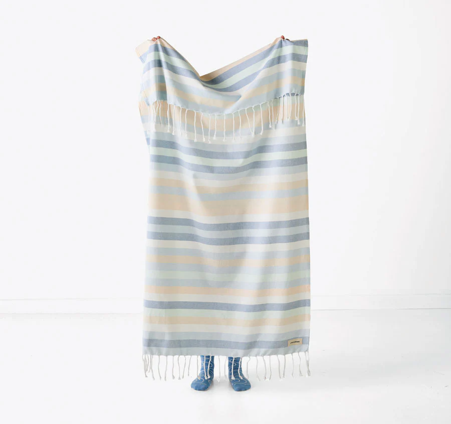 Hammam 100x180cm Beach Towel Lio Blue - Image 2