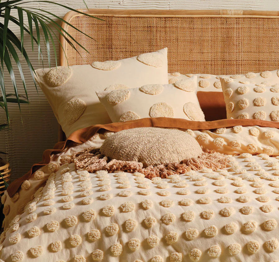 Haze Quilt Cover Set Range Pale Peach - Image 4