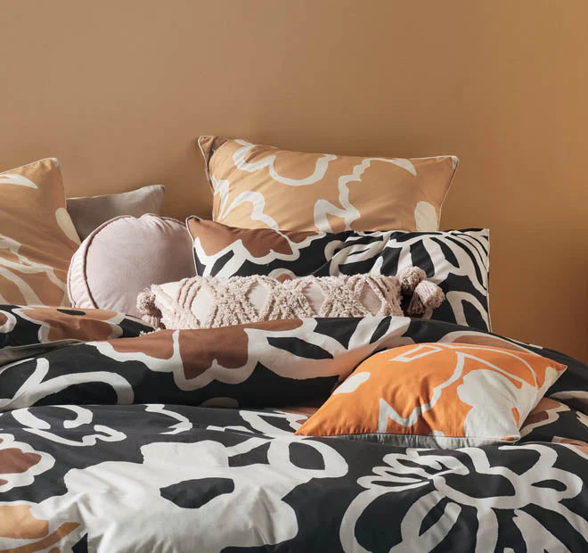 Hazel European Pillowcase Caramel - Image 3