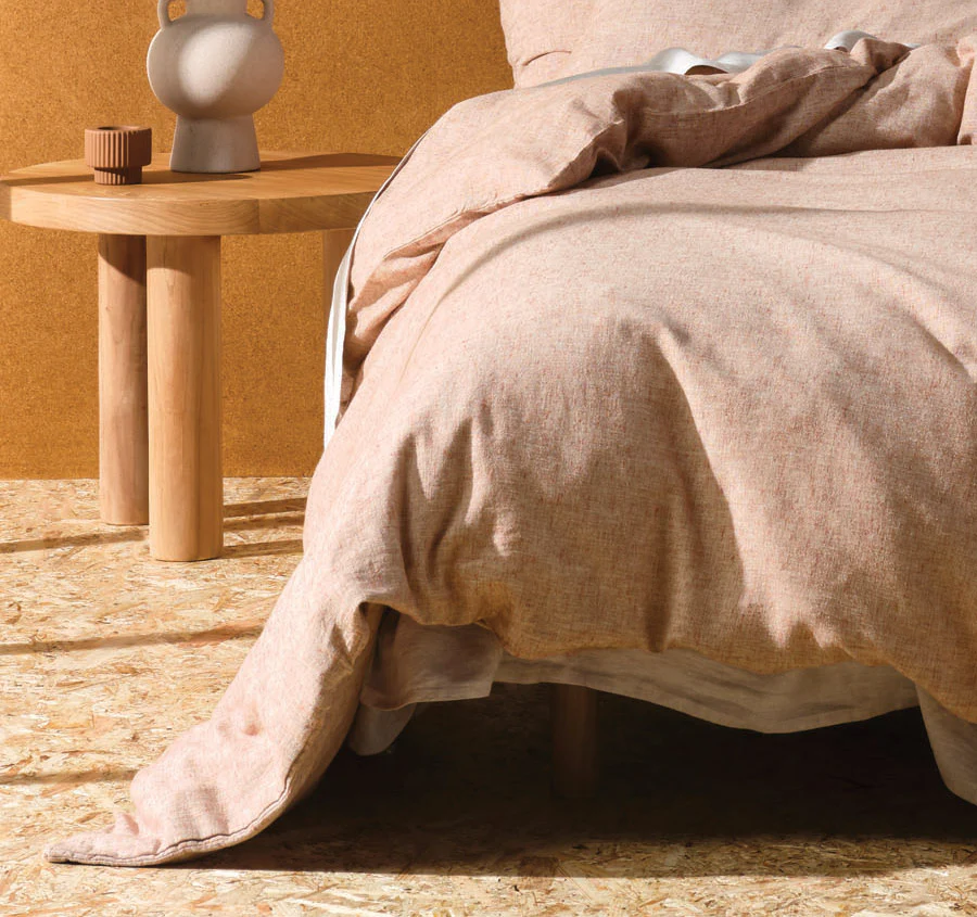 Hemp Triblend Quilt Cover Set Range Rust - Image 3