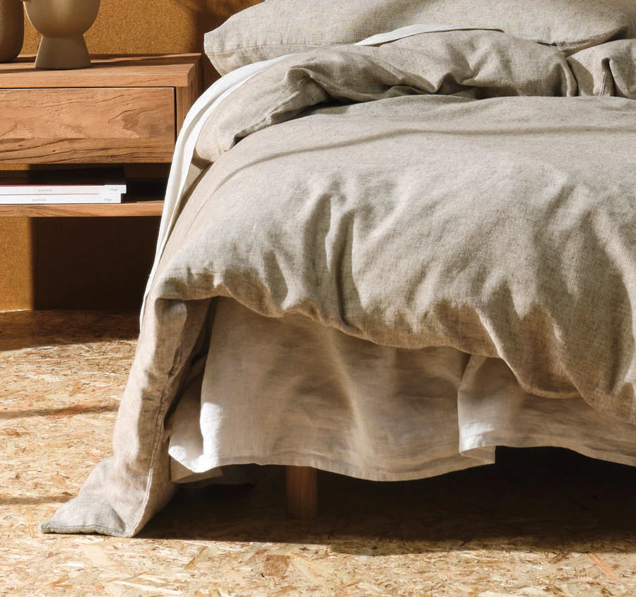 Hemp Triblend Quilt Cover Set Range Walnut - Image 3