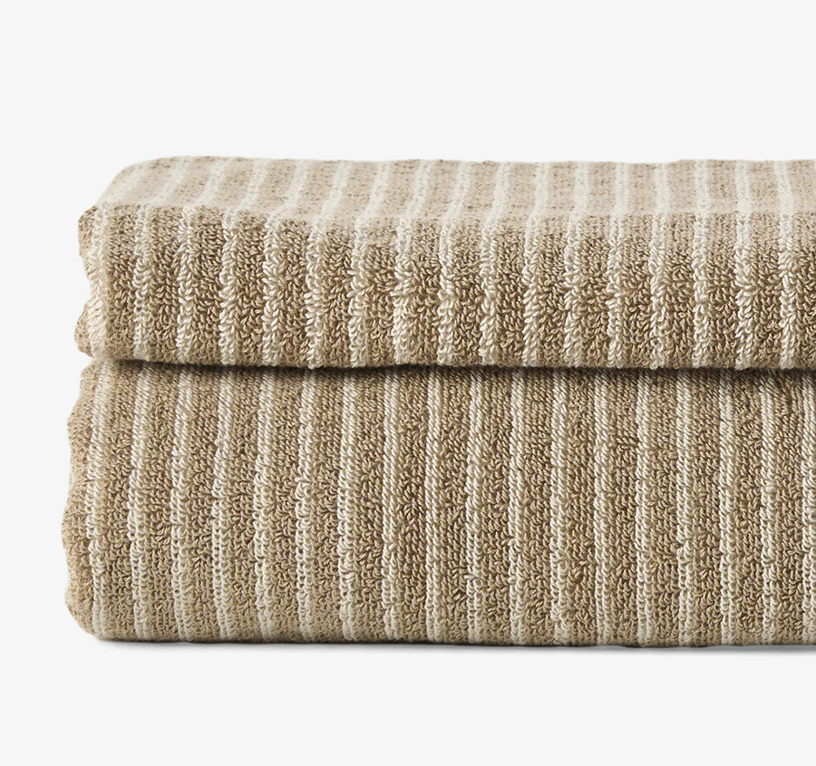 Inverloch 630GSM Cotton Bath Towel Range Mushroom - Image 2
