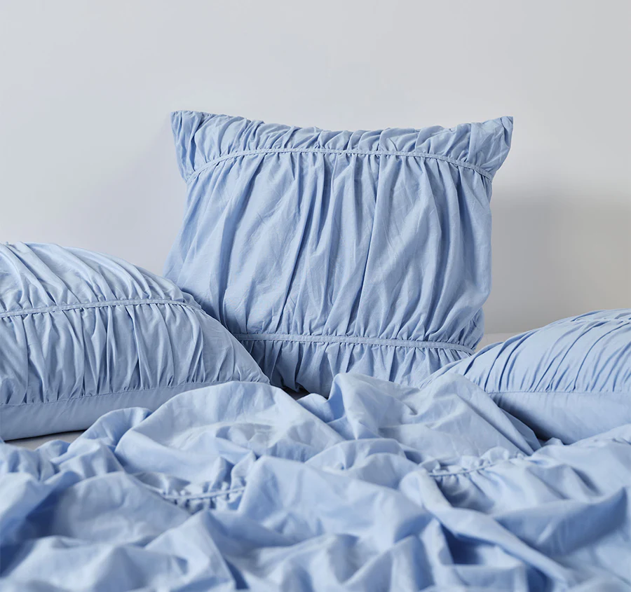 Layla European Pillowcase Bluebell - Image 3