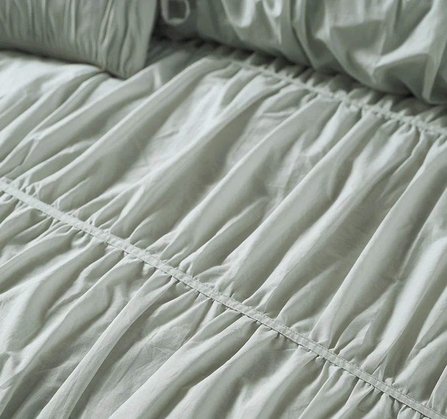Layla Quilt Cover Set Range Seafoam - Image 2