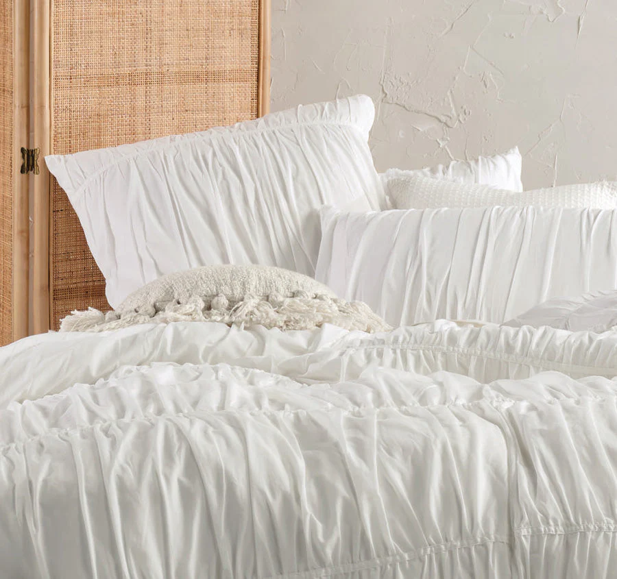 Layla Quilt Cover Set Range White - Image 4