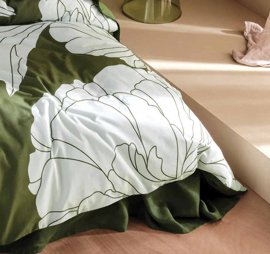 Lita Quilt Cover Set Range Moss - Image 3