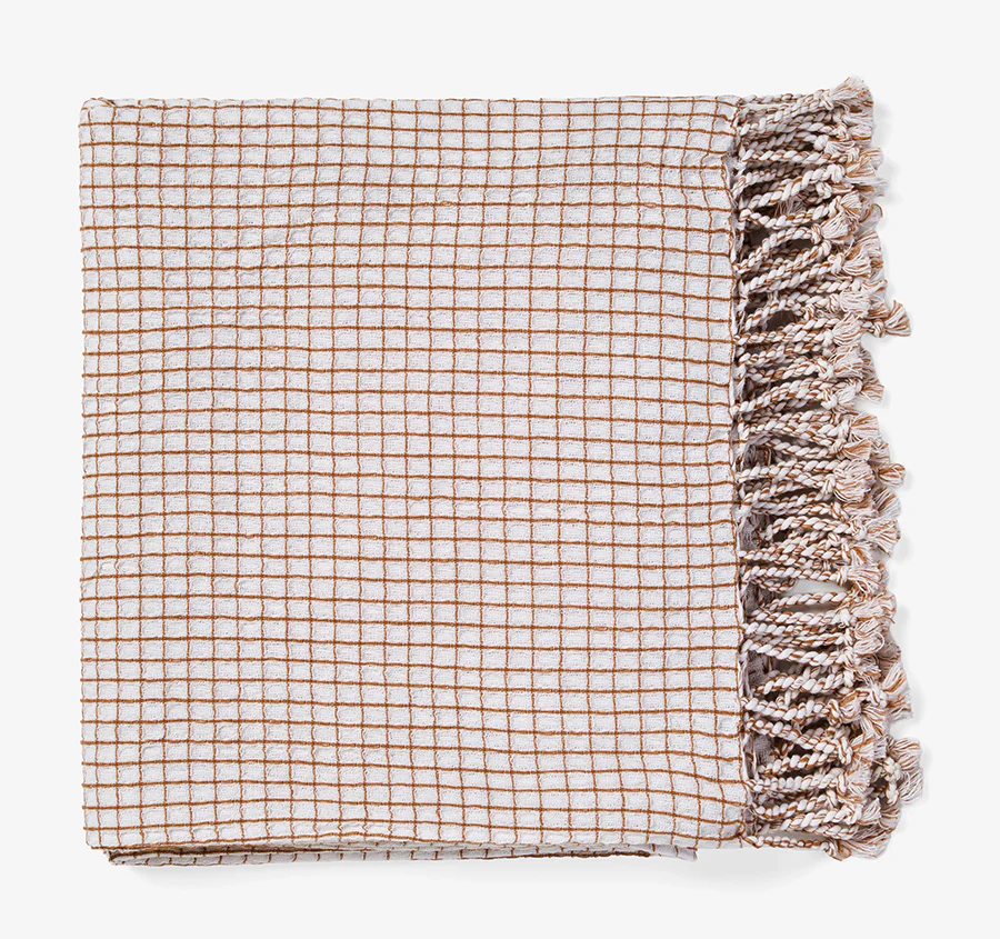 Lorne 140x180cm Throw Rug Ginger - Image 2