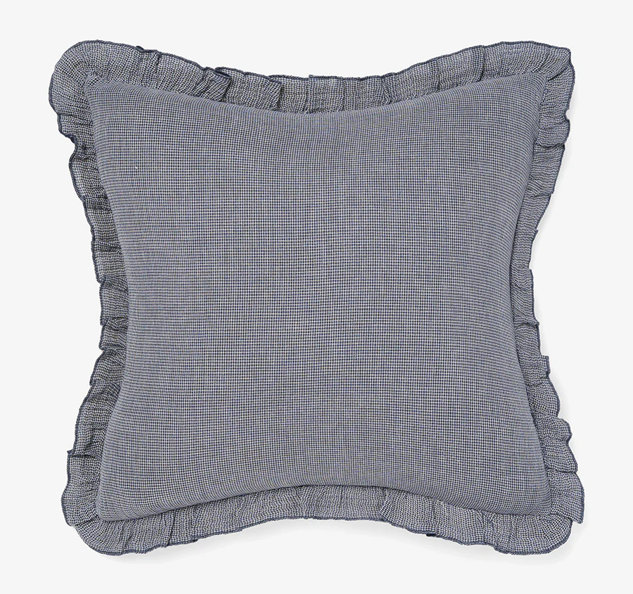 Lucy European Pillowcase Navy