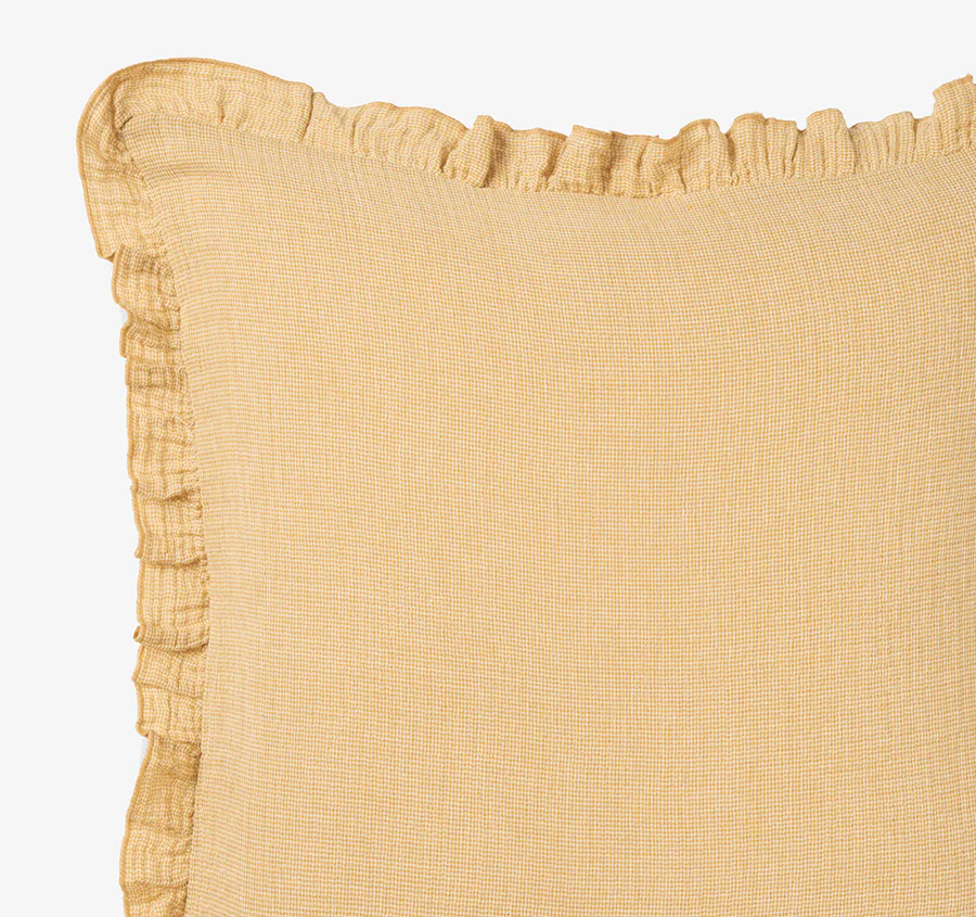 Lucy European Pillowcase Saffron - Image 2
