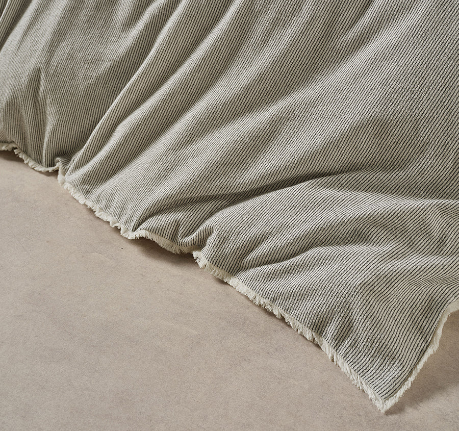 Macey Quilt Cover Set Range Black - Image 3