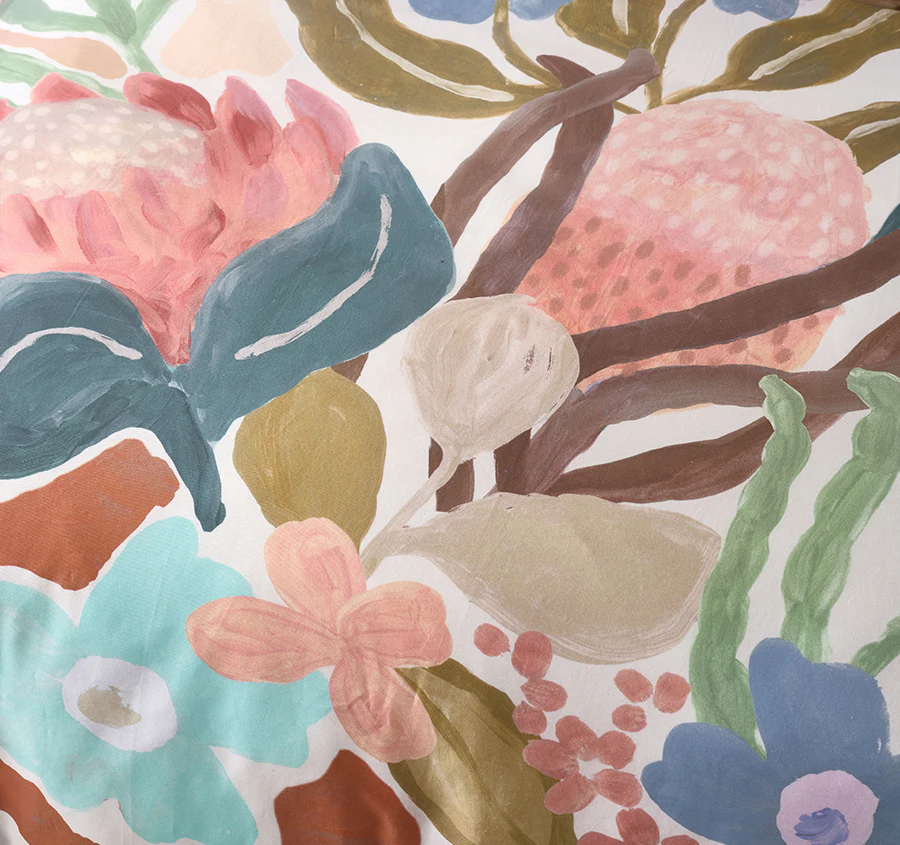 Maeve Quilt Cover Set Range Clay - Image 2