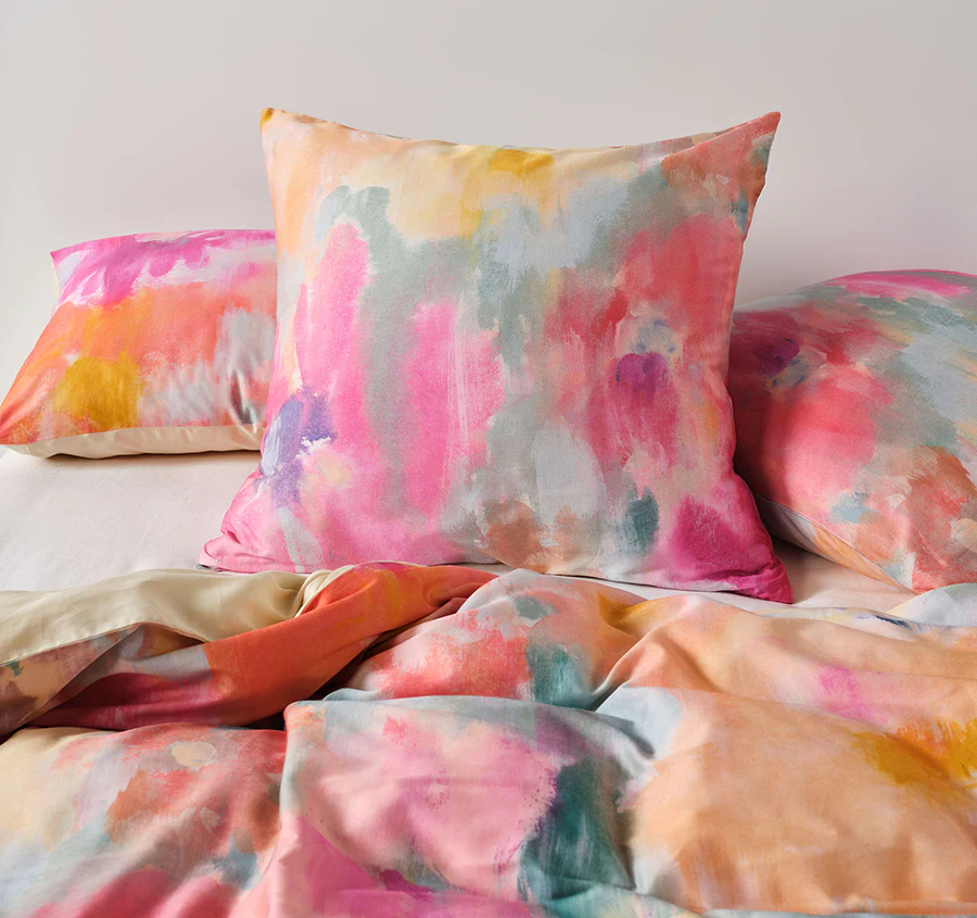Maggie European Pillowcase Pink - Image 3