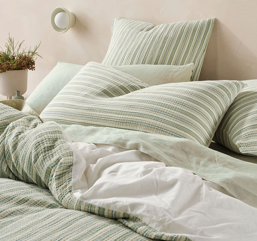 Majorca Quilt Cover Set Range Leaf - Image 4