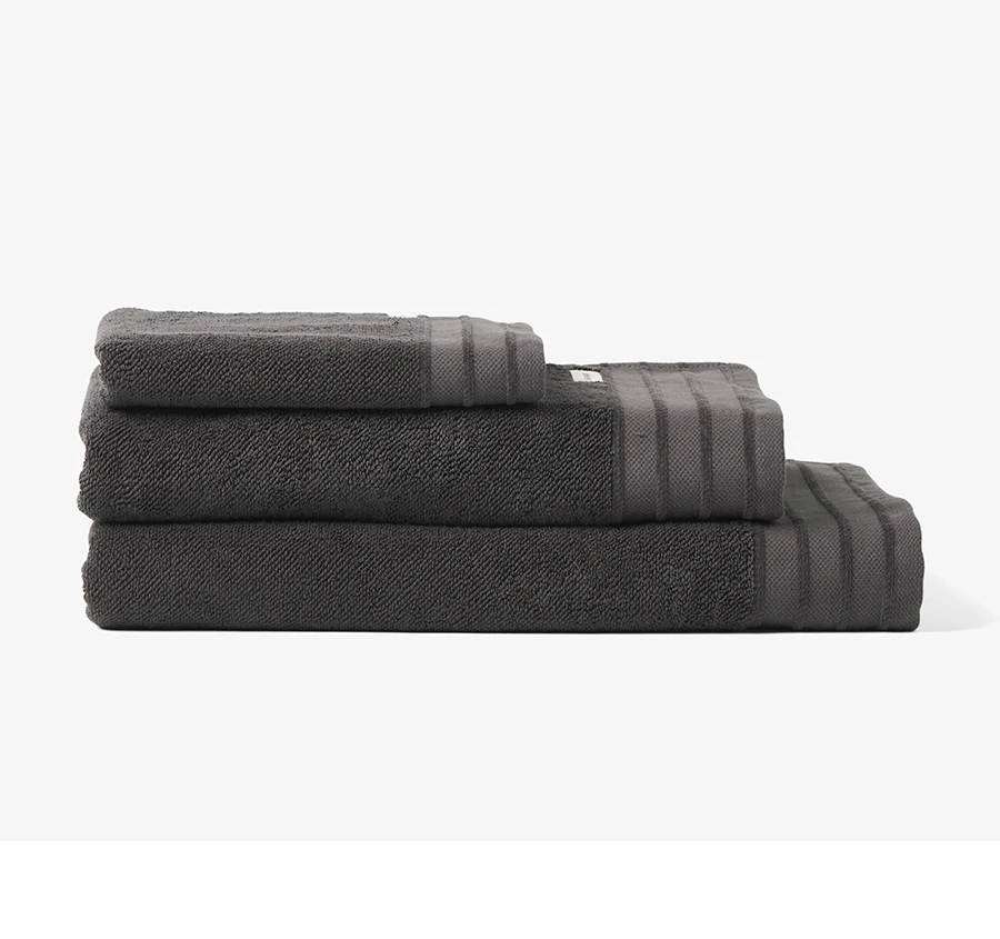 Marley 600GSM Cotton Bath Towel Range Charcoal