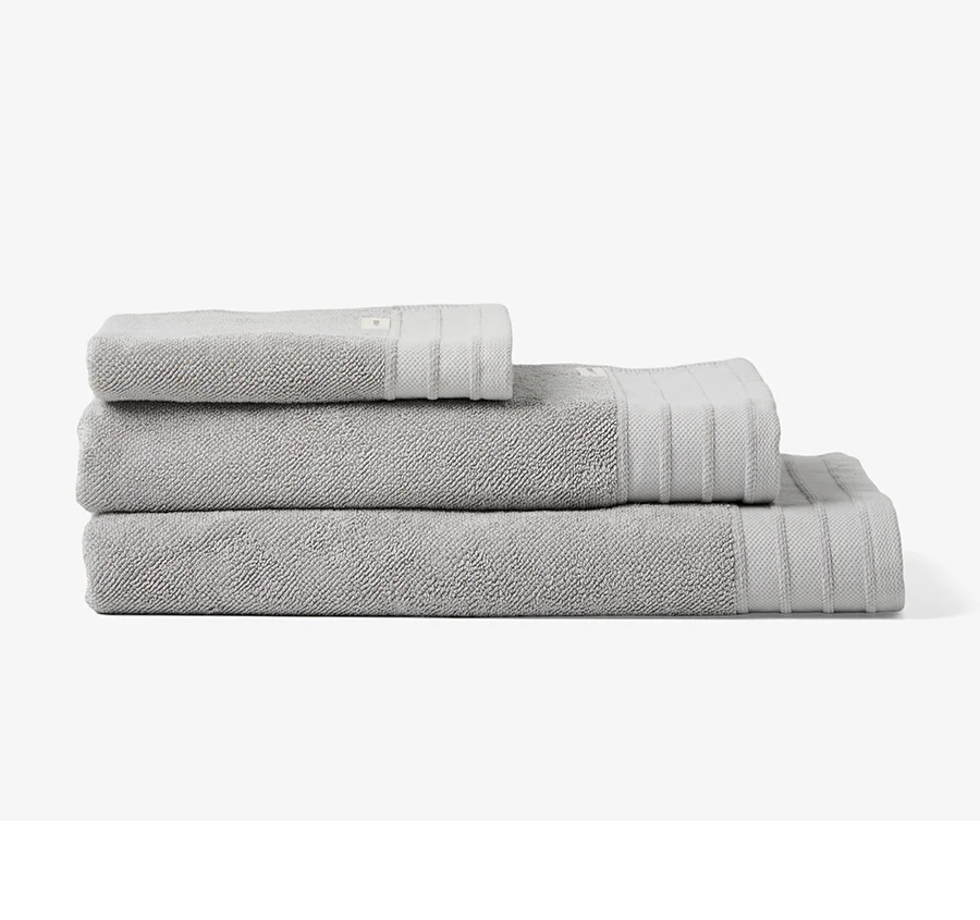 Marley 600GSM Cotton Bath Towel Range Silver
