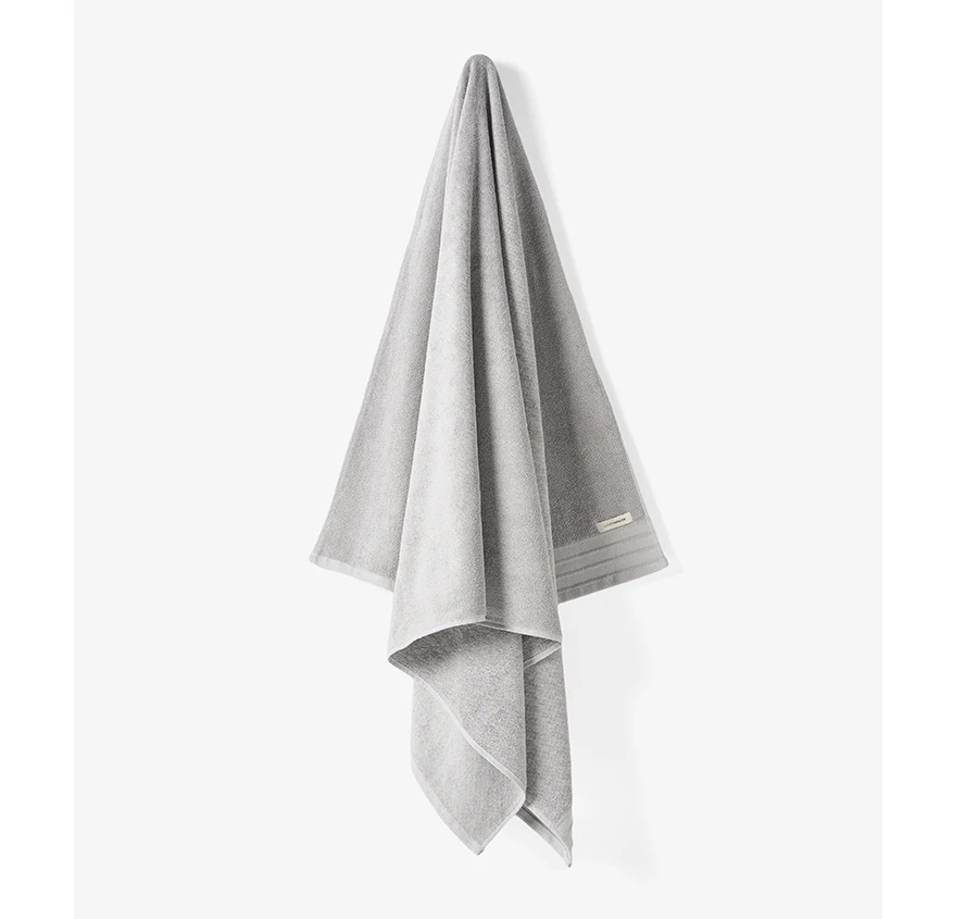 Marley 600GSM Cotton Bath Towel Range Silver - Image 3