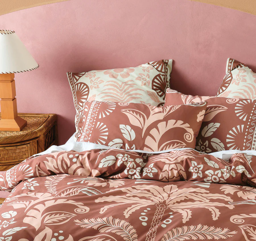 Messina Quilt Cover Set Range Pink Clay - Image 4