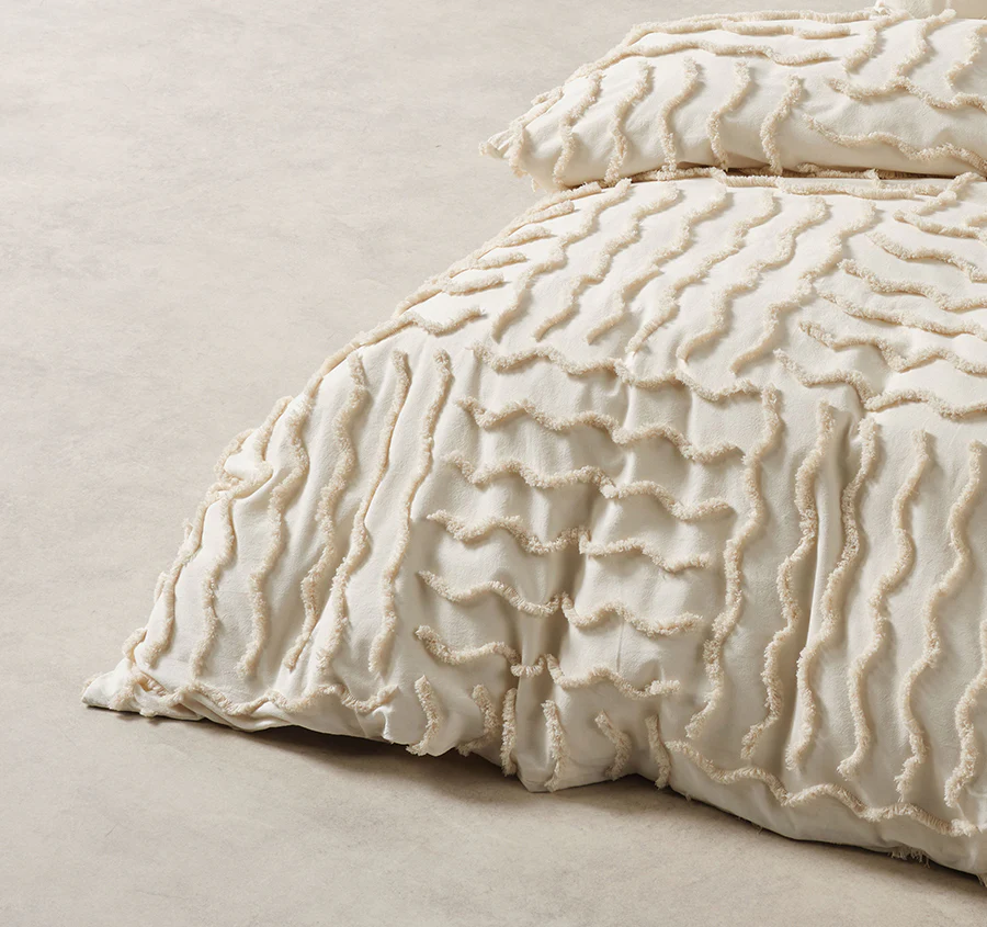 Metung Quilt Cover Set Range Latte - Image 3