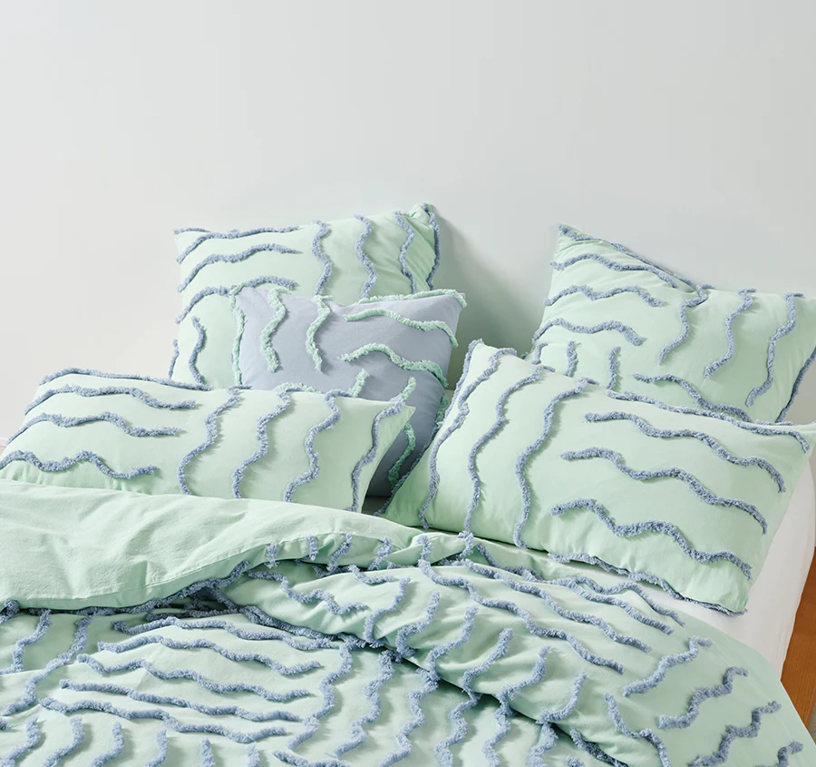 Metung Quilt Cover Set Range Mint - Image 6