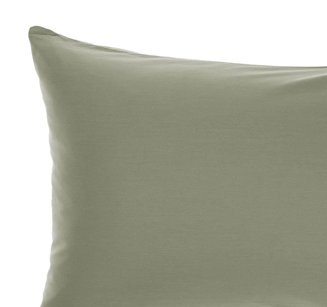 Nara 400THC Bamboo Cotton Standard Pillowcase Moss - Image 2