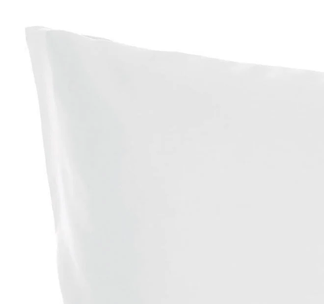 Nara 400THC Bamboo Cotton Standard Pillowcase White - Image 2