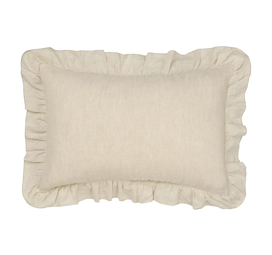 Nimes Linen 40x60cm Filled Cushion Natural