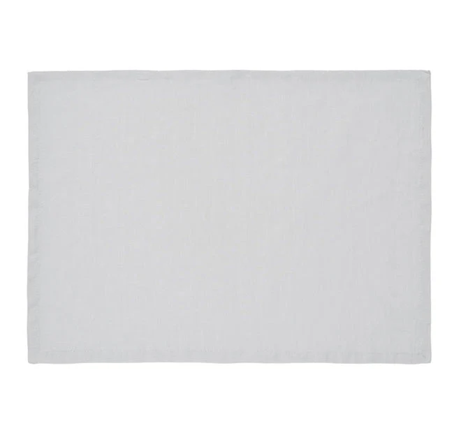 Nimes Linen Placemat Pale Grey
