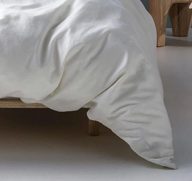 Nimes Linen Quilt Cover Set Range White - Image 3