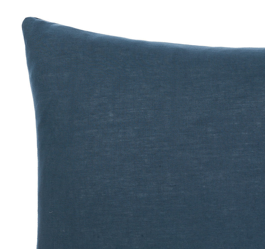Nimes Linen Standard Pillowcase Navy - Image 2