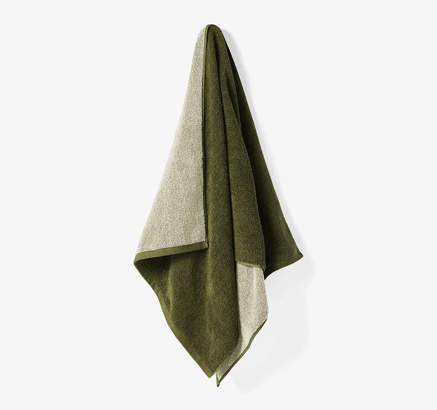 Otway 550GSM Cotton Bath Towel Range Olive