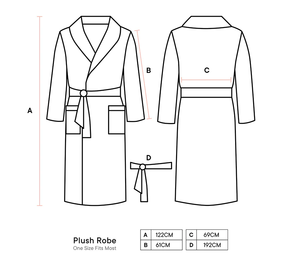 Palazzo Bathrobe Range Scarlet - Image 6