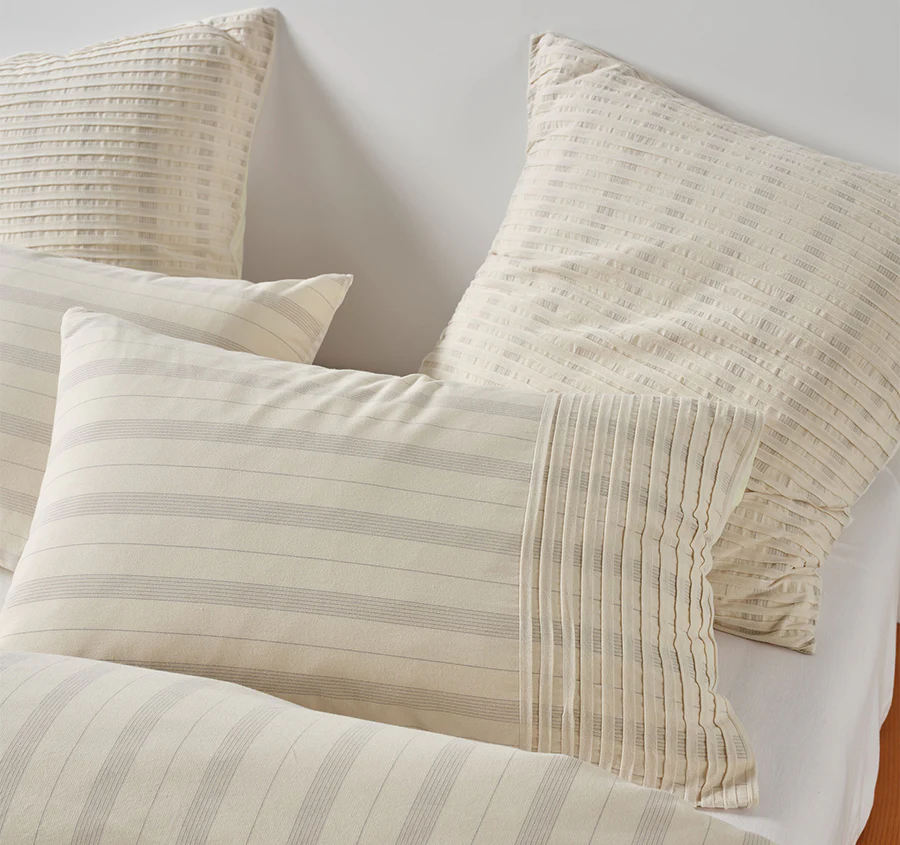 Pambula Quilt Cover Set Range Vanilla - Image 4