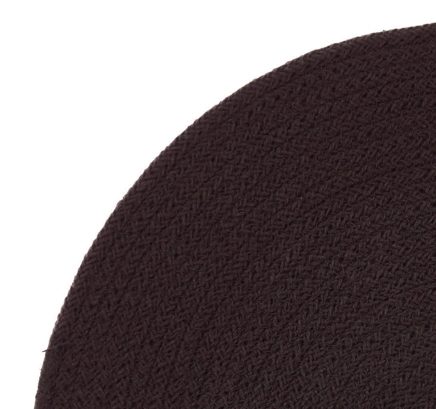 Plait 38cm Round Placemat Espresso - Image 2