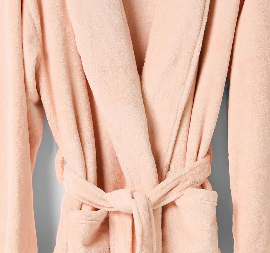 Plush Bathrobe Range Pink - Image 2