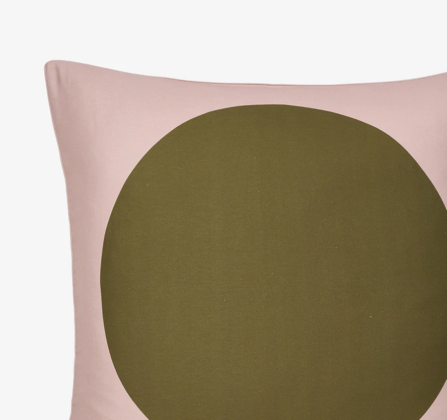 Pluto European Pillowcase Olive - Image 2