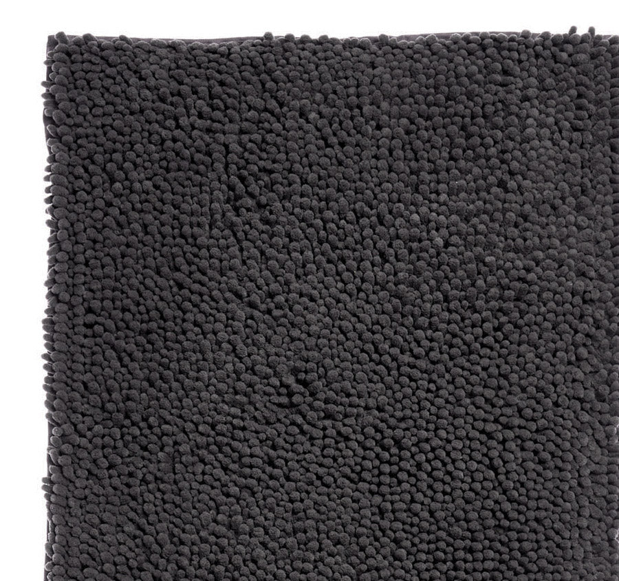 Reed Toggle 1700GSM Polyester 50x150cm Bath Mat Charcoal - Image 2
