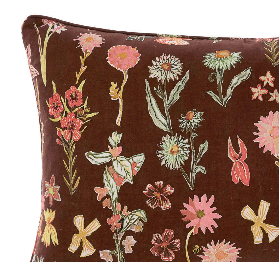 Rita 40x60cm Filled Cushion Cacao - Image 3